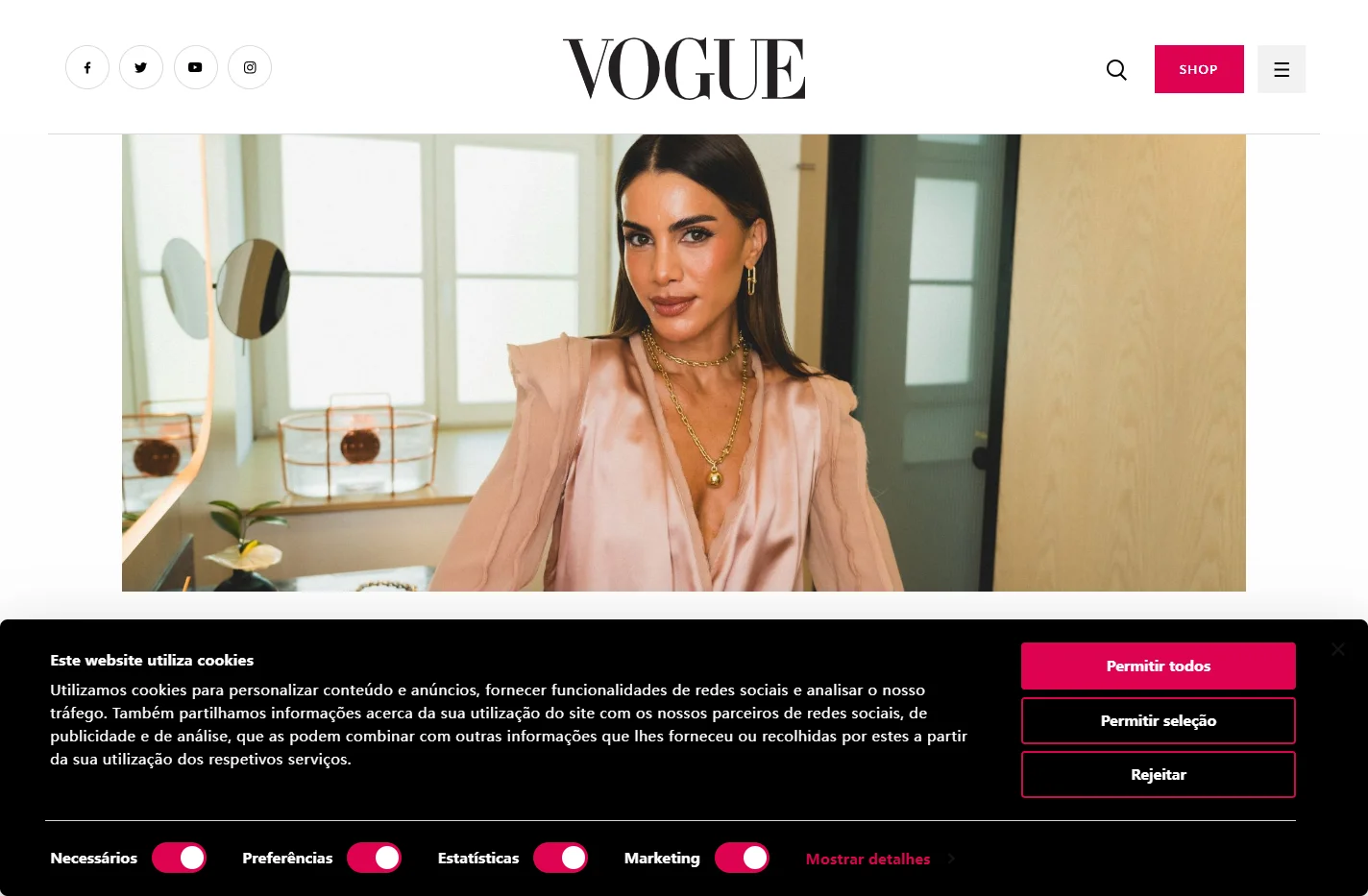 Moda Beleza Lifestyle Inspiring Women Vogue TV Casamentos |