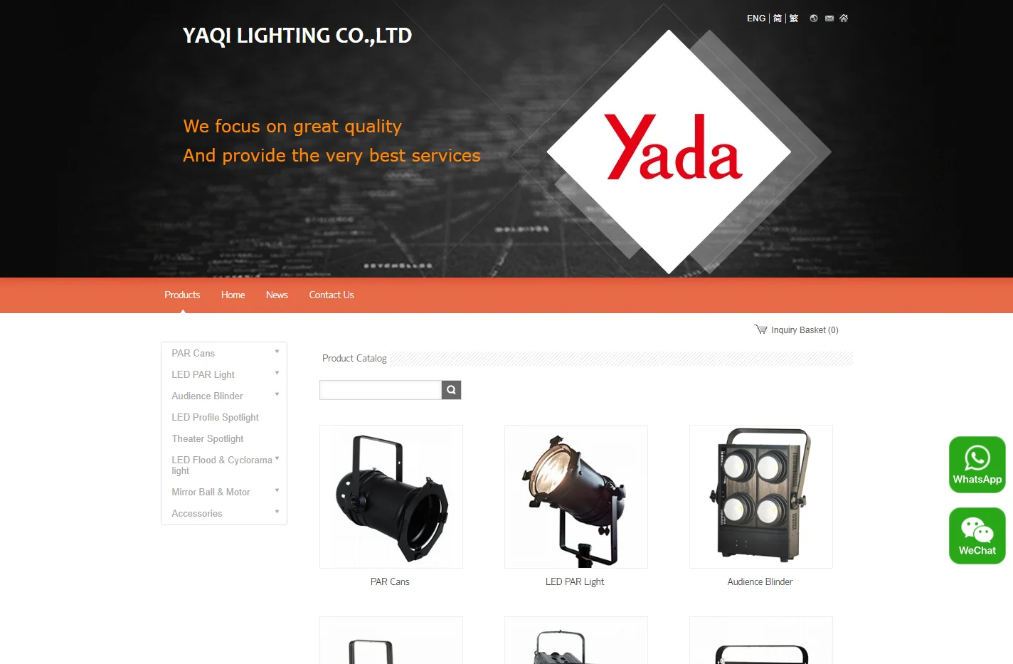 China Led Par Cans Manufacturer - Dongguan Yaqi Lighting Co,