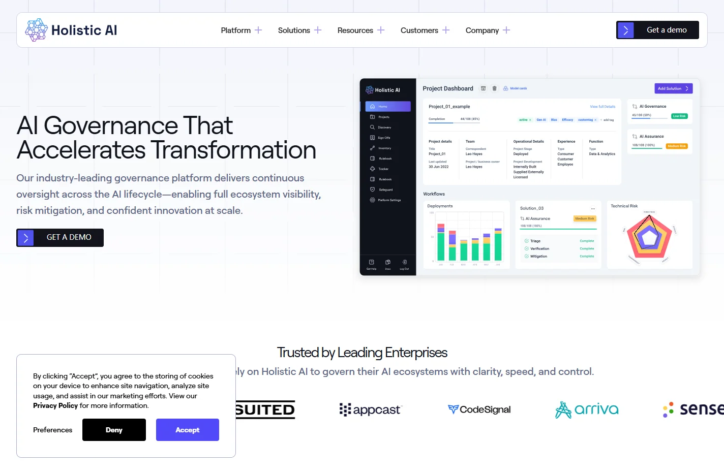 Holistic AI - End to End AI Governance Platform