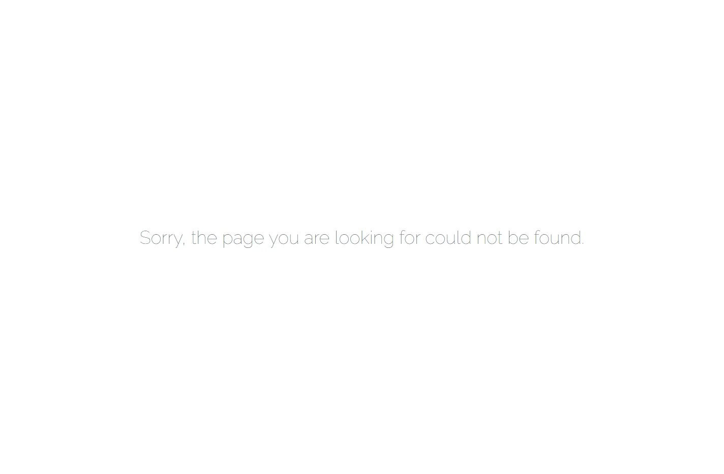 Page Not Found