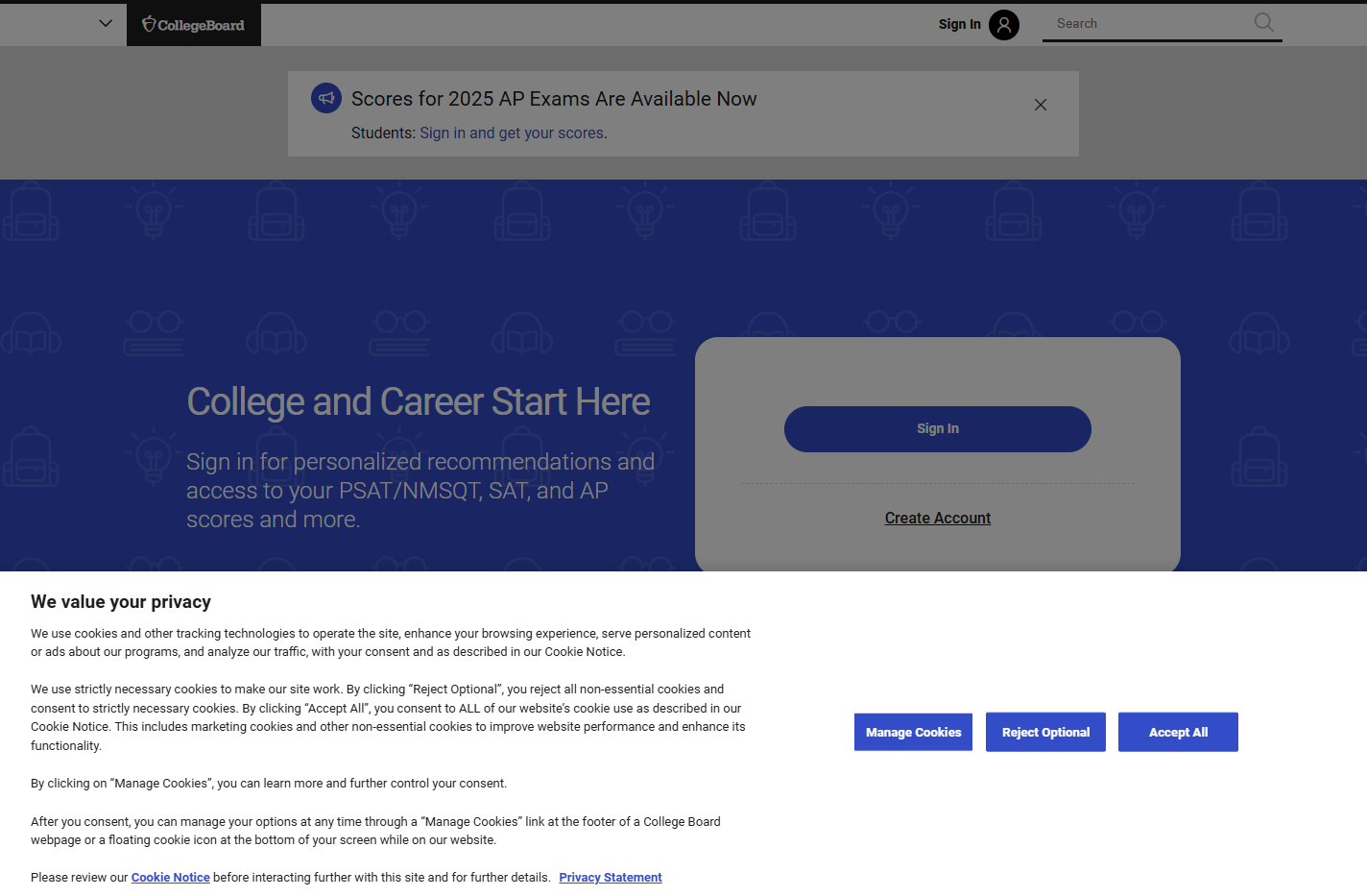 College Board - SAT, AP, College Search and Admission Tools
