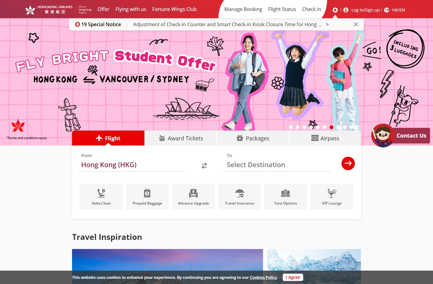 Fly Hong Kong Airlines | Flights To & From Hong Kong