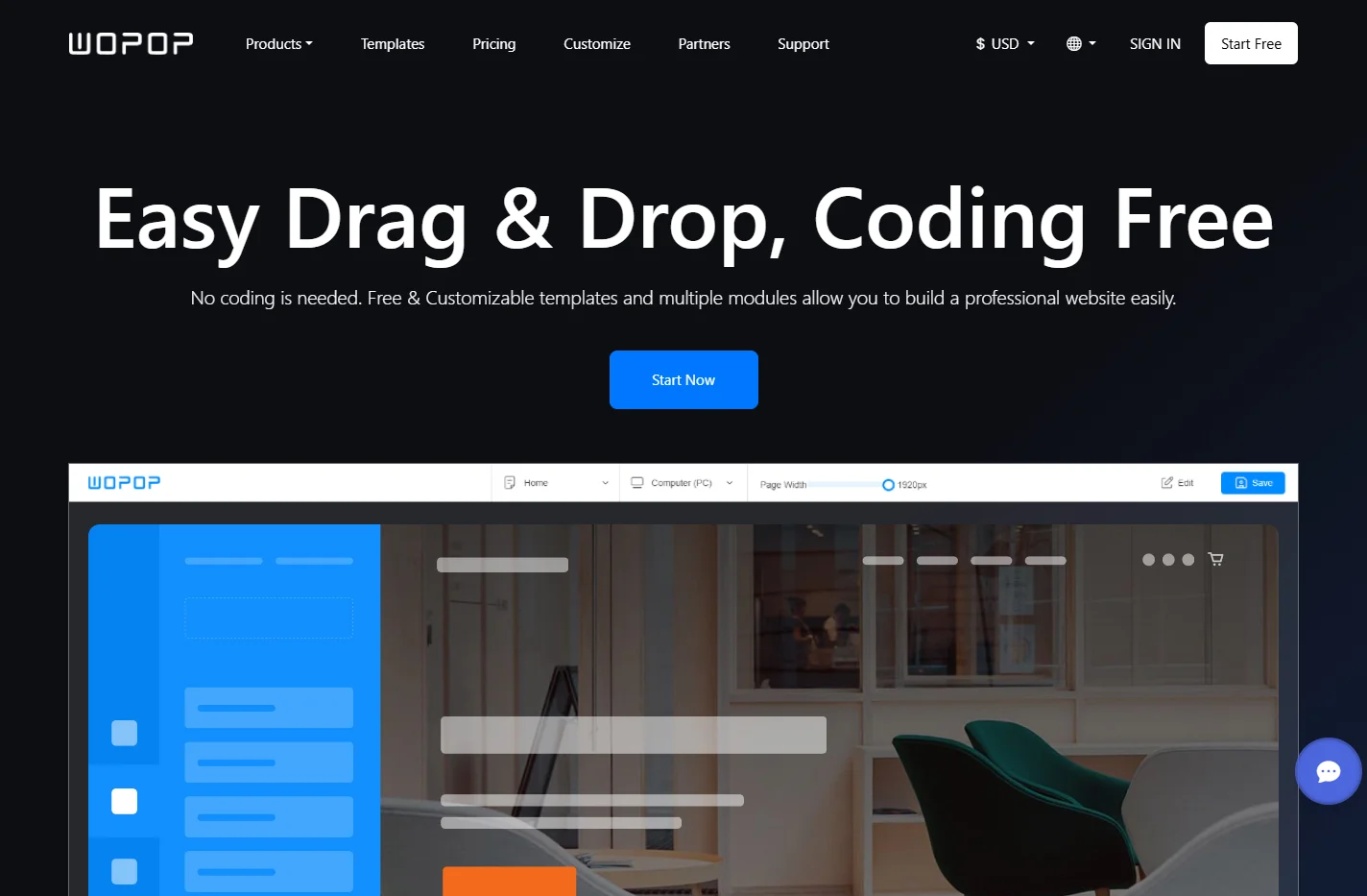 Free Website Builder | Magical Web Design Tool | Create Your