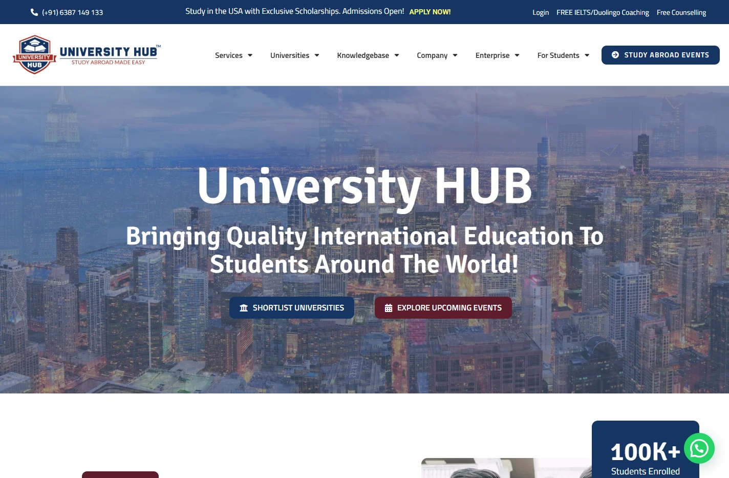Best US Study Abroad Consultant - Admission Consultants | Un