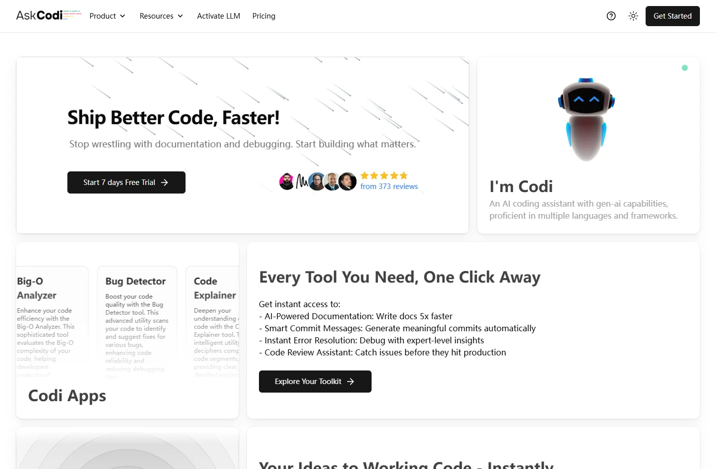 AskCodi - AI-Powered Code Assistant | Making Coding Simple
