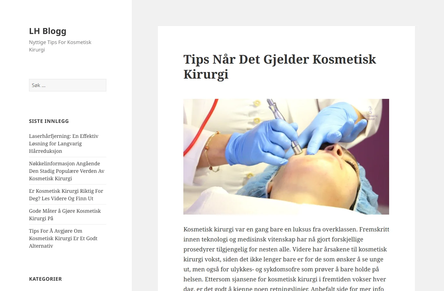 Rådene Du Trenger Når Det Gjelder Kosmetisk Kirurgi