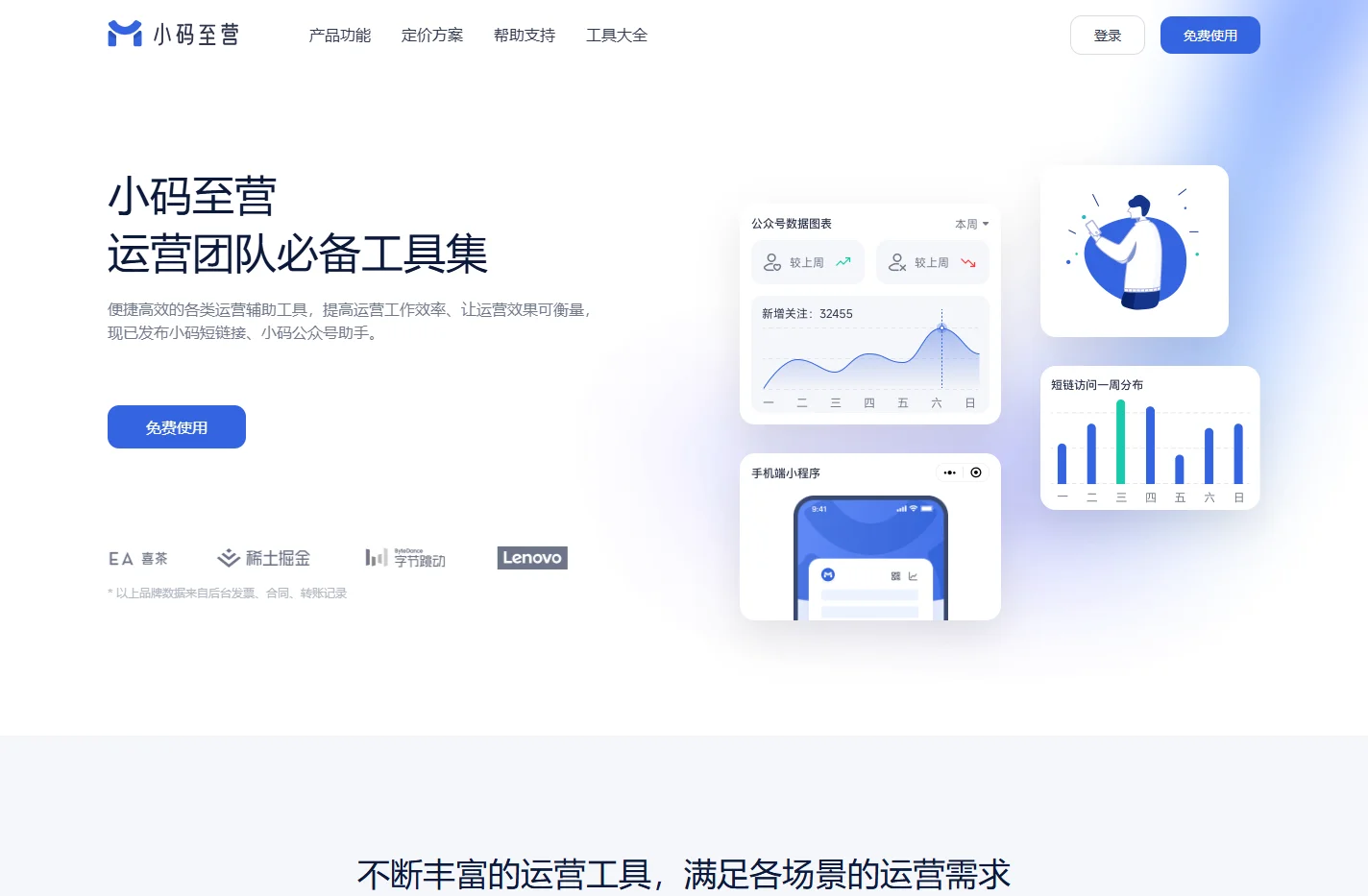 小码至营官网 - 小码短链接、小码公众号助手