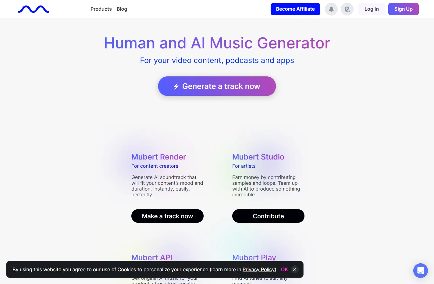 ≻ Mubert AI Music Generator — Royalty Free Music ✓ Best AI M