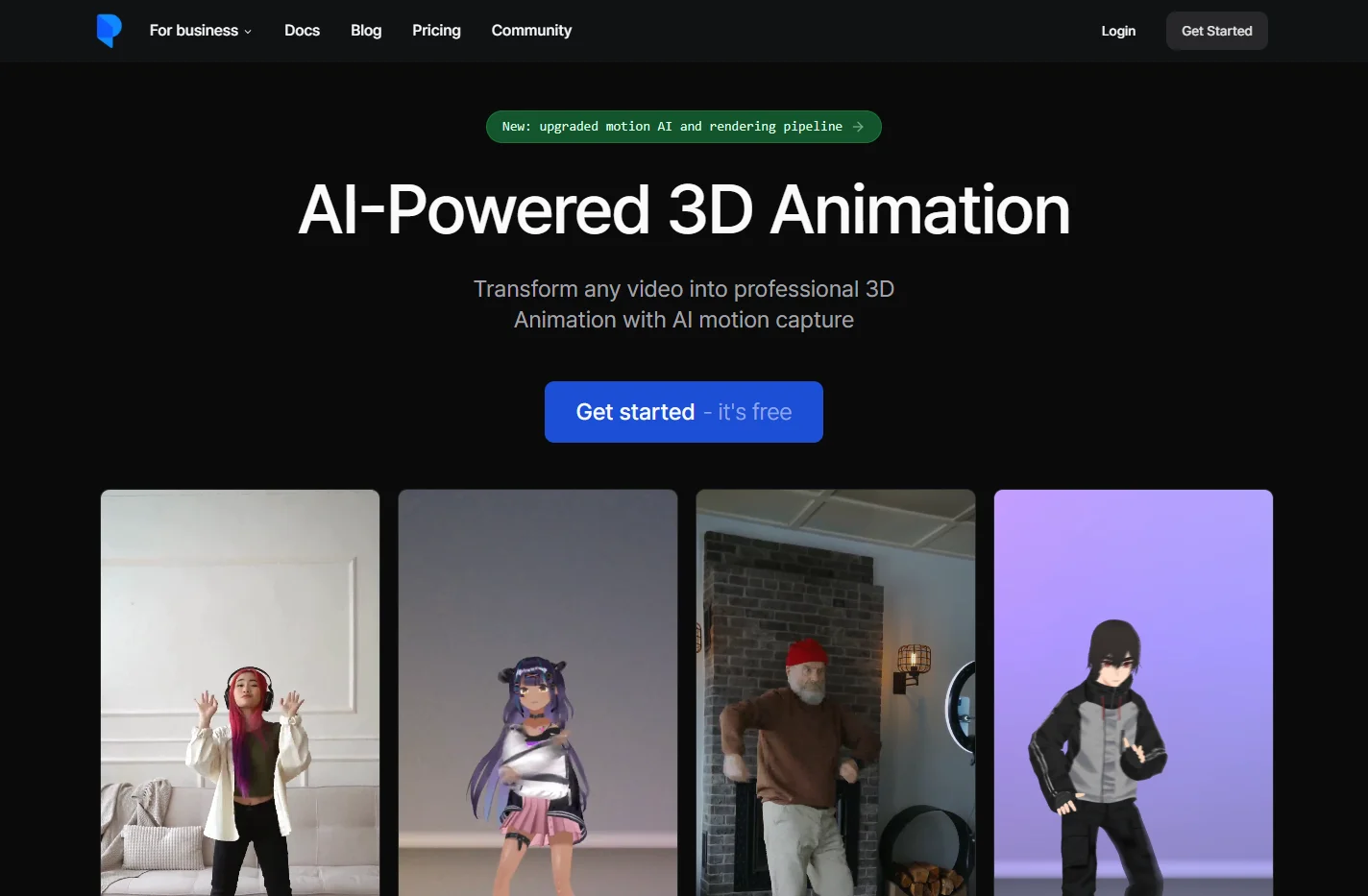 Plask Motion: AI-powered Mocap Animation Tool