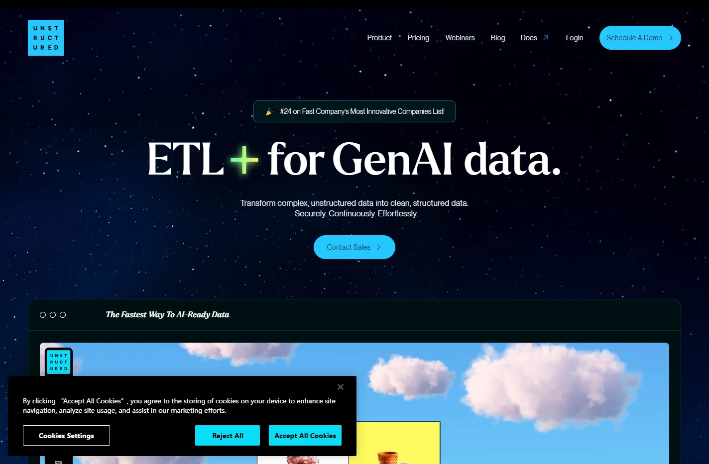 Unstructured | Get your data LLM-ready.