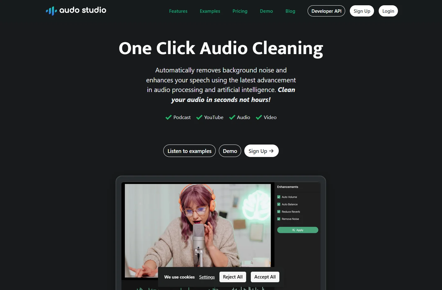 Audo Studio | One Click Audio Cleaning