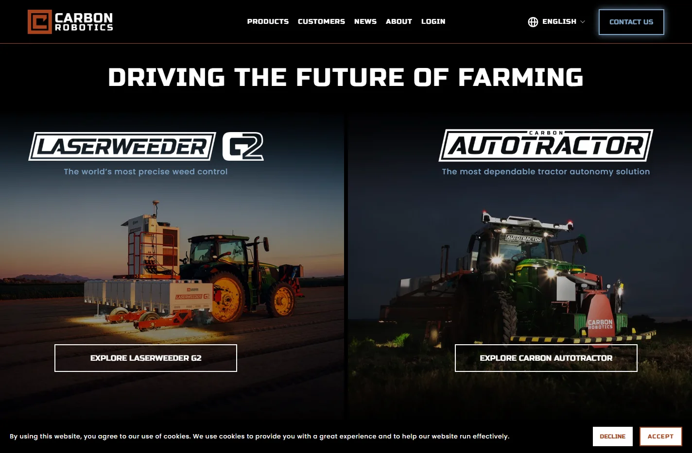 Carbon Robotics: First & Only Commercial LaserWeeder™