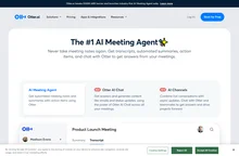 Otter Meeting Agent - AI Notetaker, Transcription, Insights