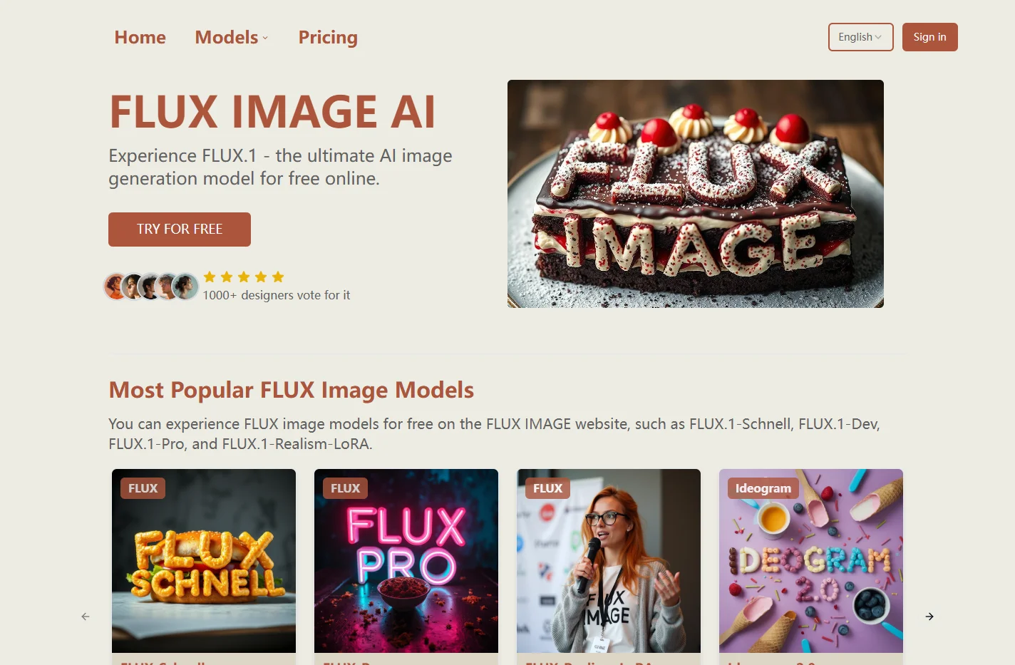 FLUX.1: AI Image Generation Model Online by FLUX IMAGE