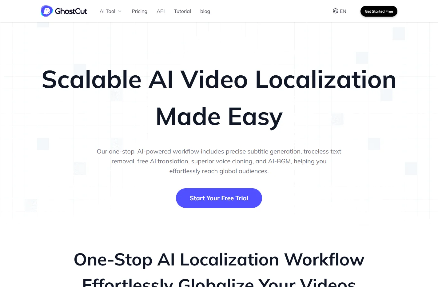 GhostCut: AI Subtitle Generation, Removal, Translation & Dub