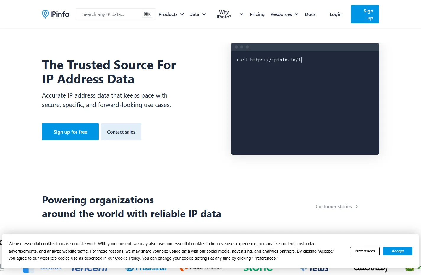 IP Data Intelligence for Developers & Enterprises  | IPinfo