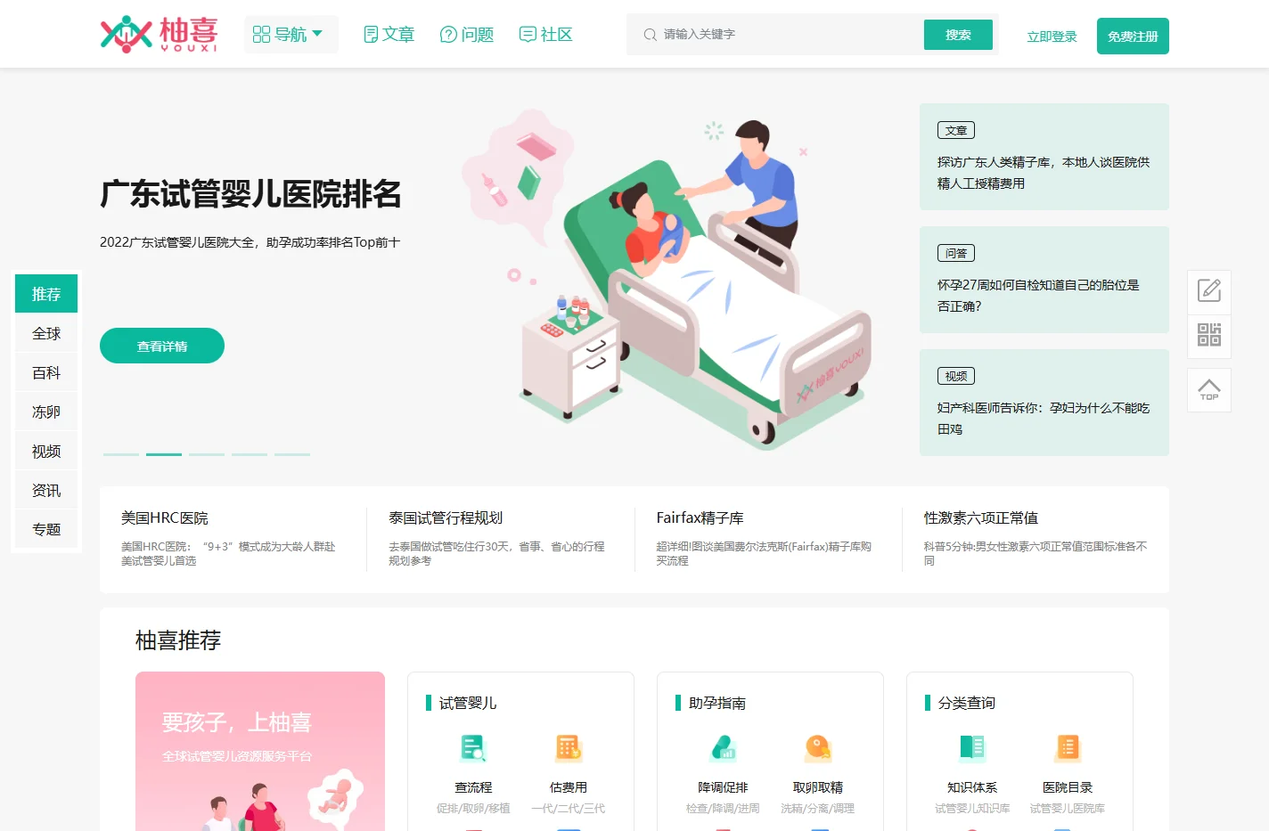 试管婴儿资源服务平台,怀孕如此简单 – 柚喜