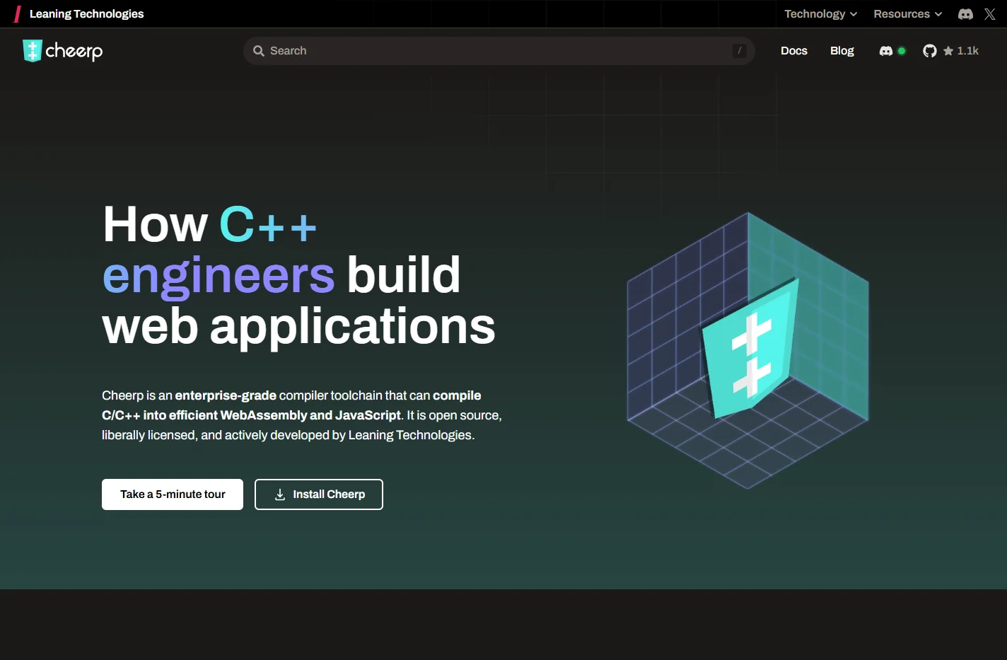 Cheerp － How C++ engineers build web applications