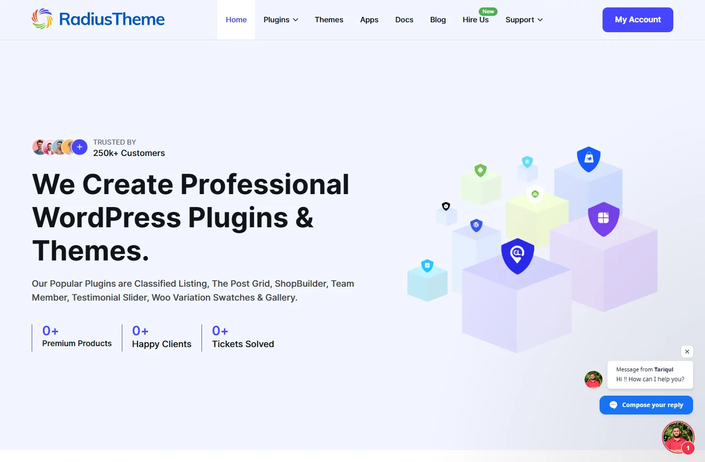💬1 - Best WordPress Themes and WordPress Plugins - RadiusThe