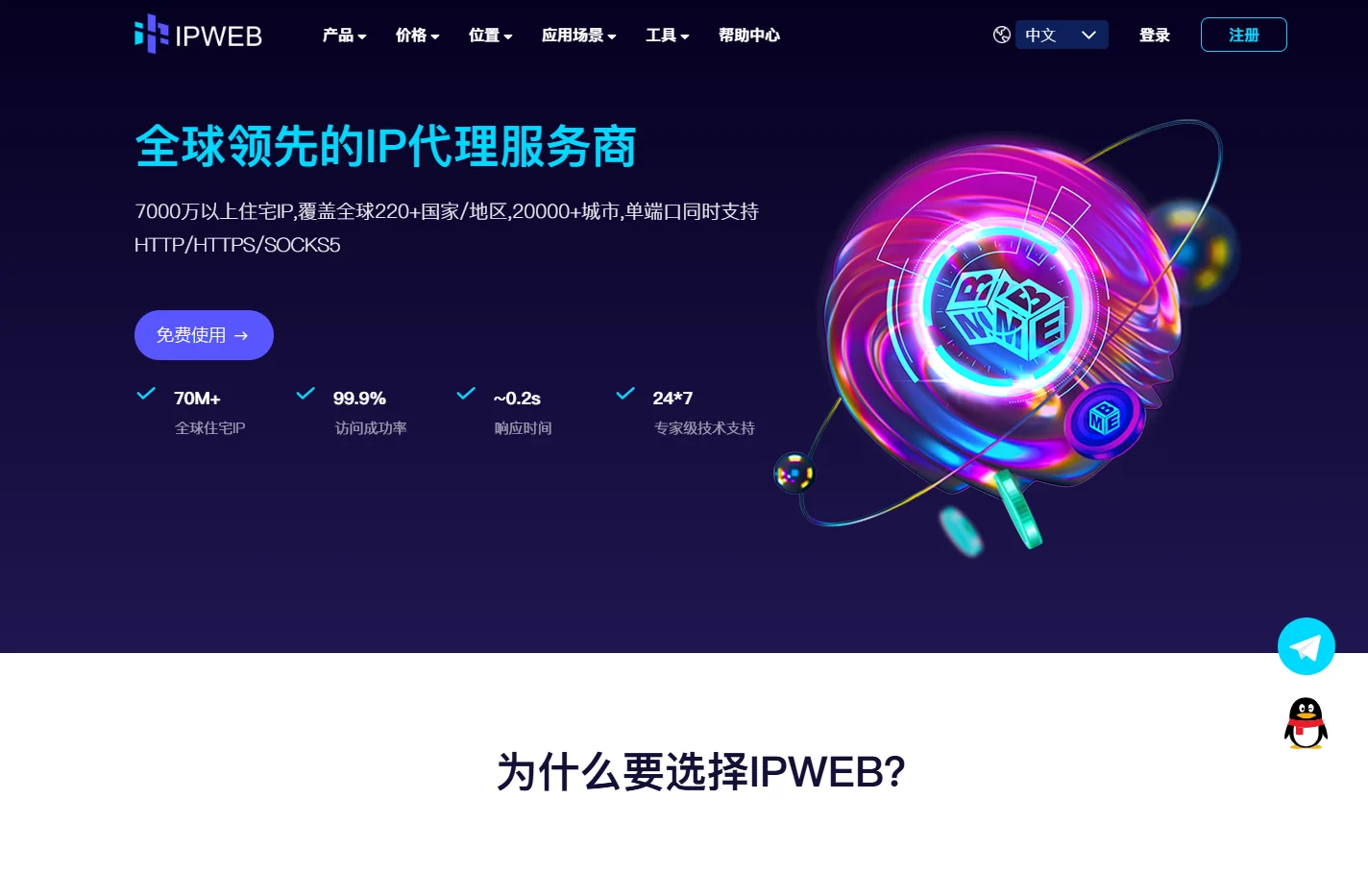 全球领先的IP代理服务商_IPweb