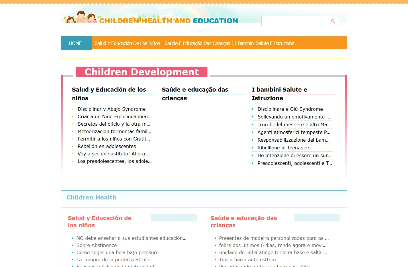 Children Health and Education