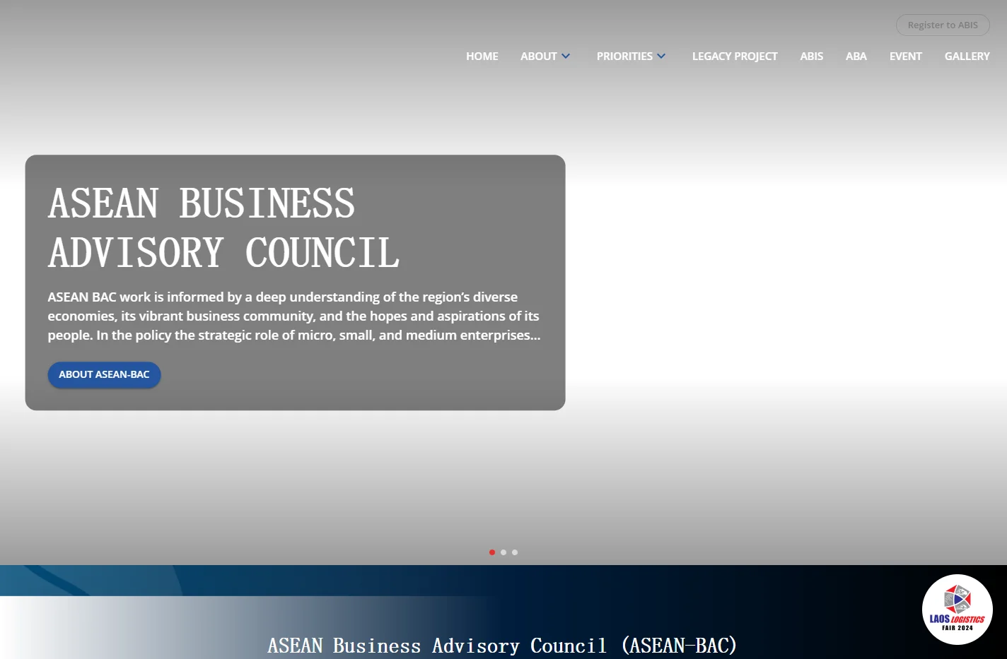 ASEAN Business Advisory Council (ASEAN-BAC) Laos 2024