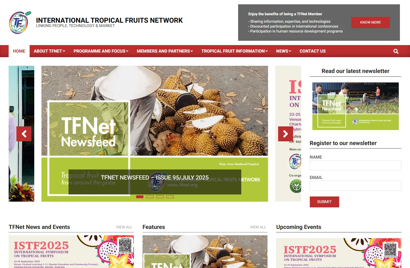 TFNet – International Tropical Fruits Network – Linking Peop