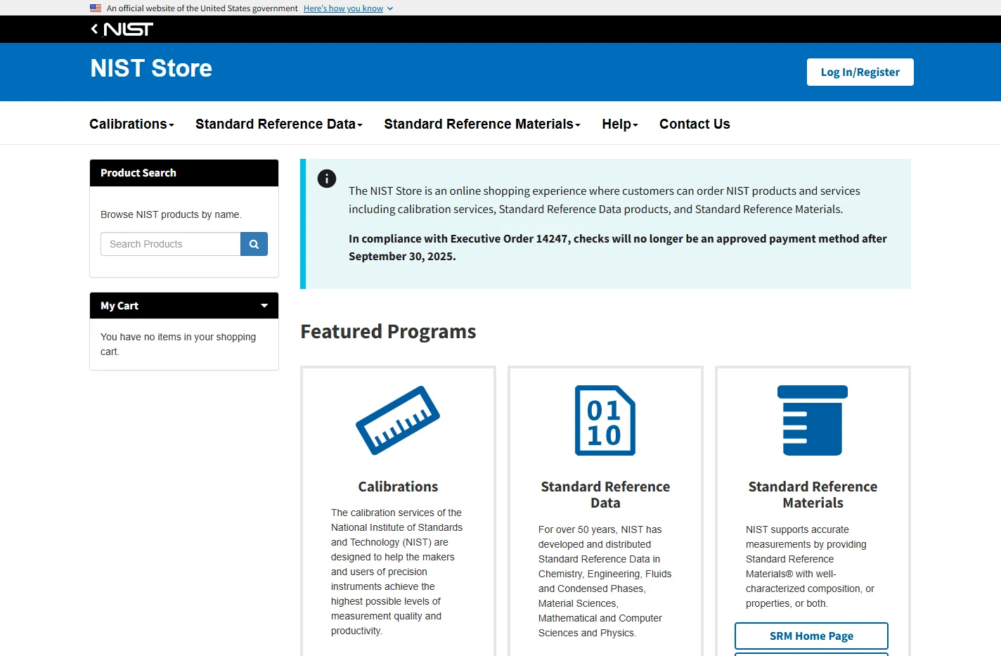 Shop NIST  |	 E-Commerce Store
