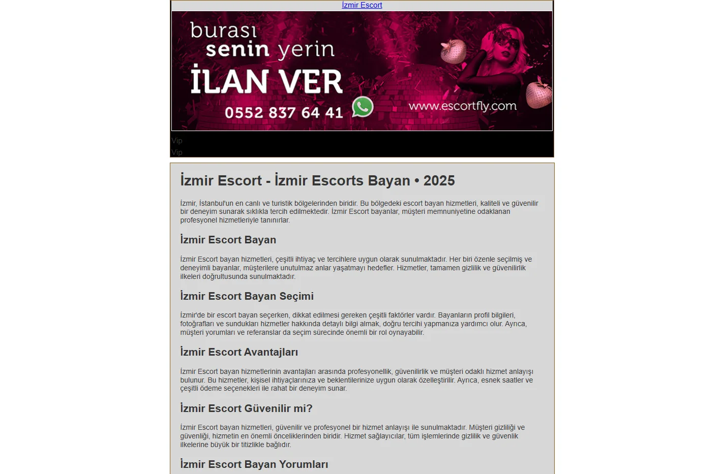 İzmir Escort Bayan Gerçek Resimli İzmir Kızları • 2025
