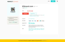 Khbrand.com is for sale - PerfectDomain.com