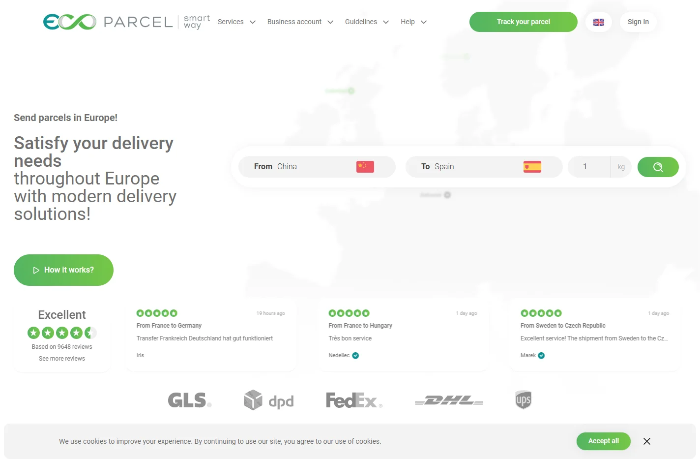 Parcel Delivery & Courier Services | Send a Parcel | Cheap D
