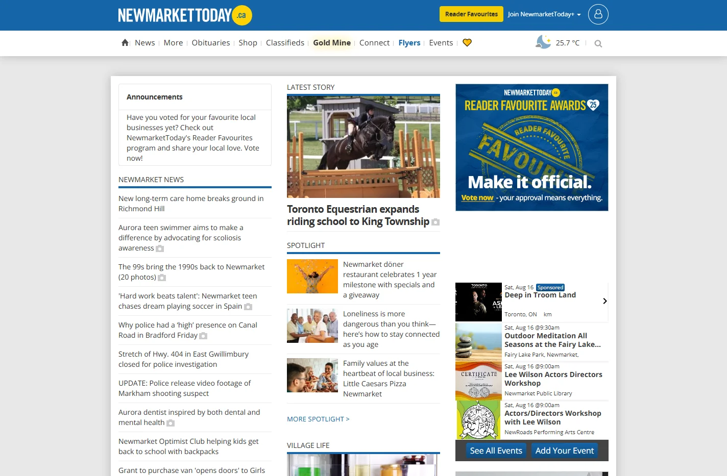 Newmarket News - Local News for Newmarket and the Region - N