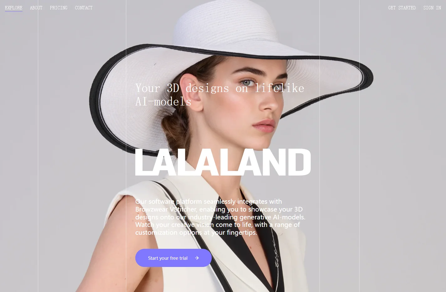 Lalaland.ai - AI-powered digital model studio for digital de