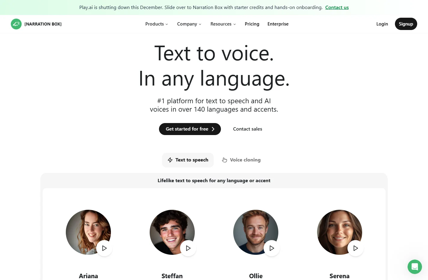 AI Voice Generator & Text to Speech - 700+ Voices in 80+ Lan
