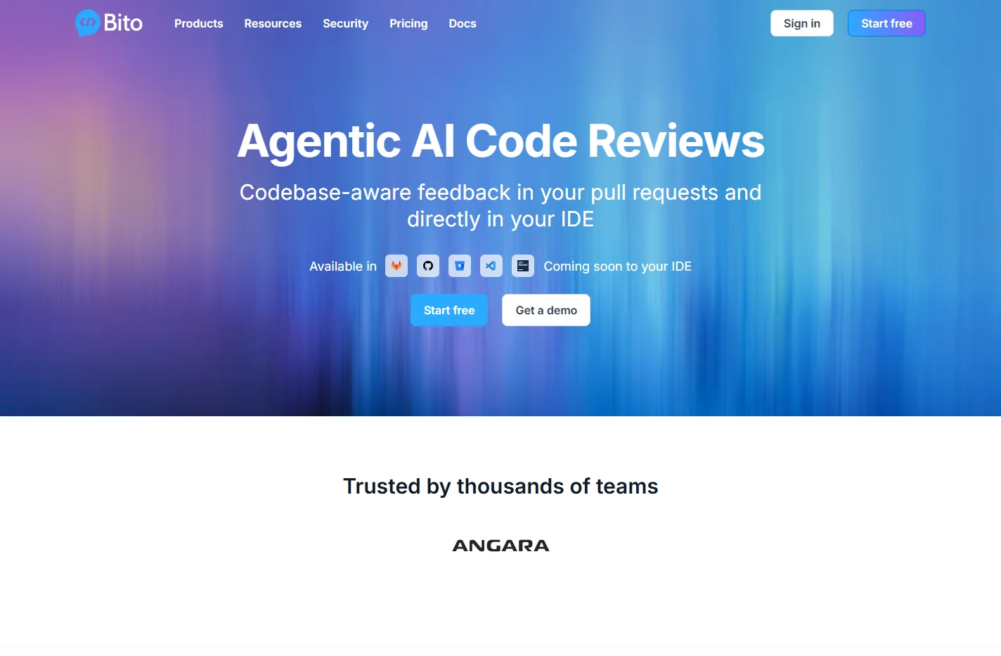 Bito: Agentic AI Code Reviews