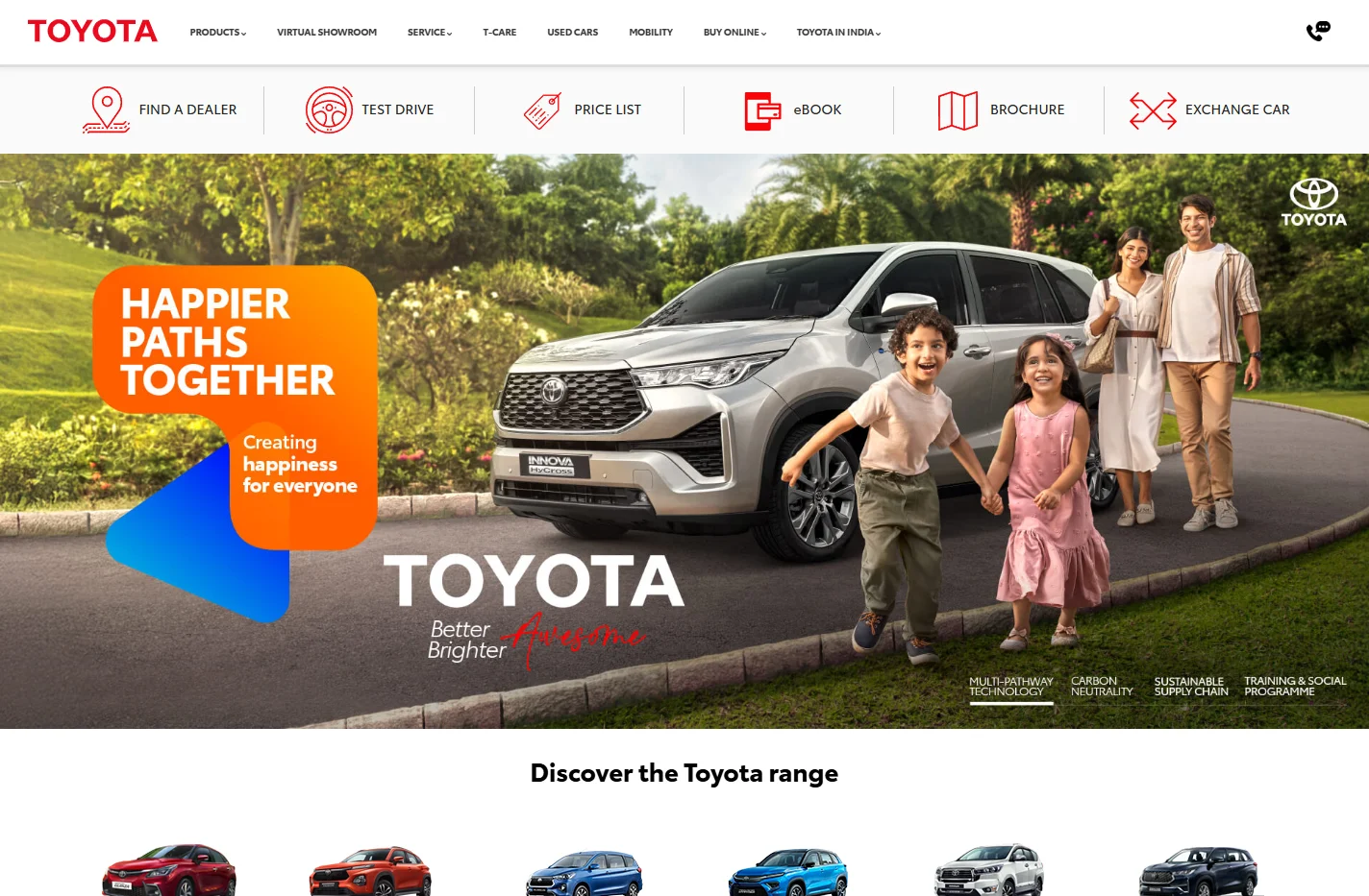 Toyota India | Official Website