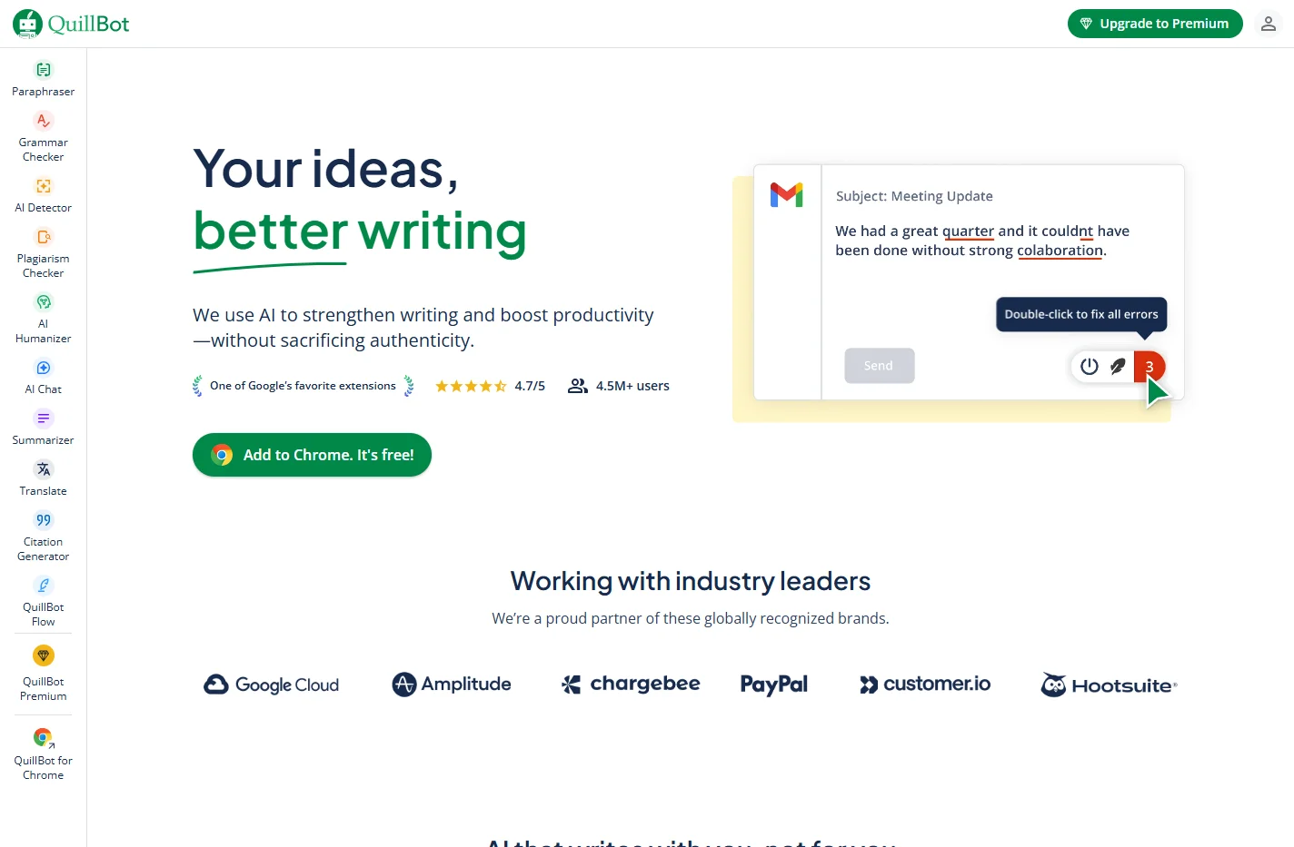 QuillBot: Your complete writing solution
