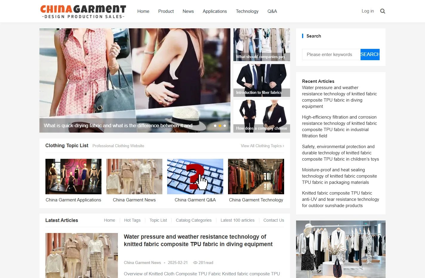 China Garment Website_China's popular garment and fashion in