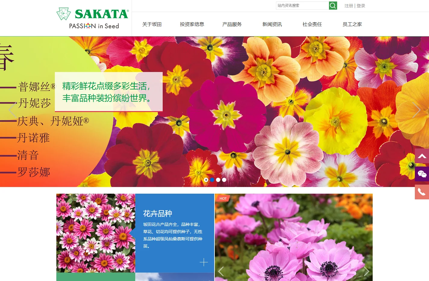 坂田种苗(苏州)有限公司欢迎您....蔬菜种子_花卉品种