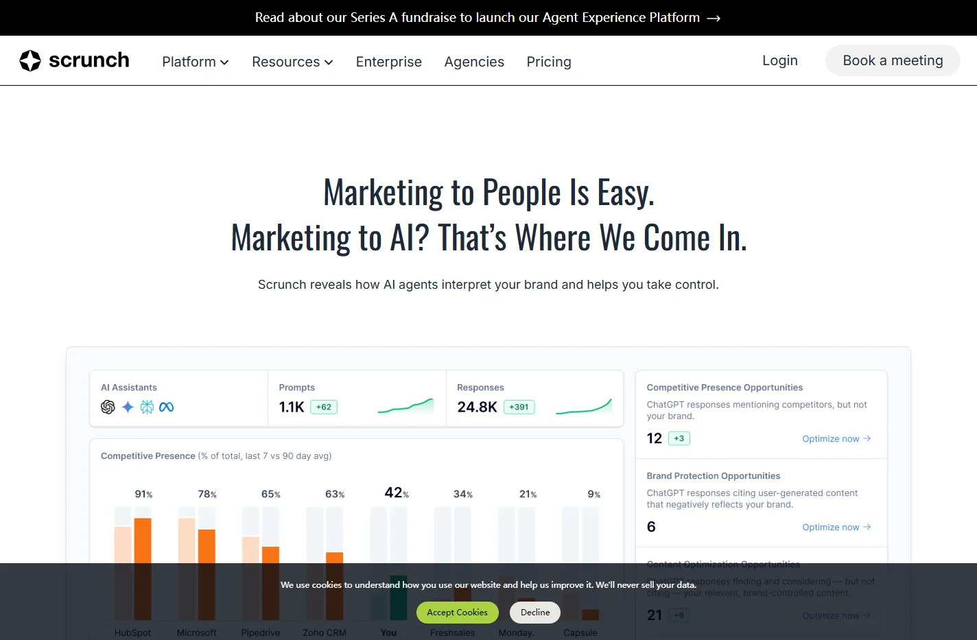 Scrunch AI - Brand monitoring and optimization for the AI er