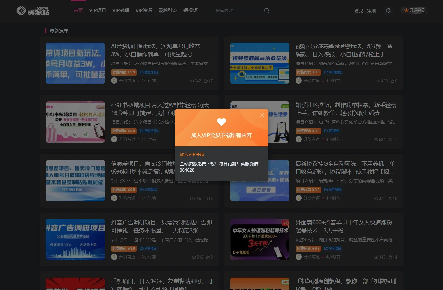 升阶有道-你身边的搞钱学习库！每天更新各大收费VIP教程和搞钱项目