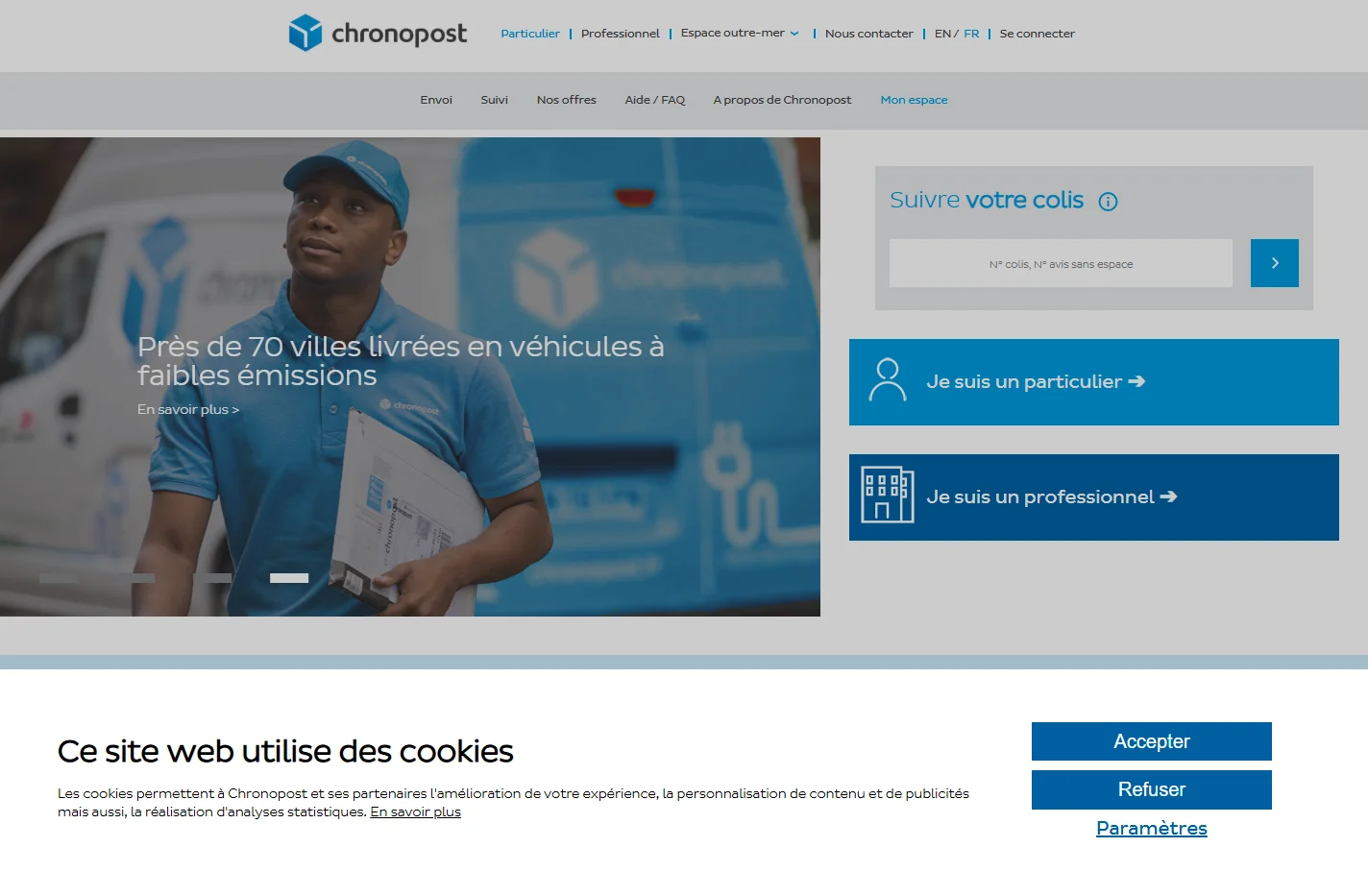 Accueil - Chronopost | Chronopost
