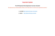 UPS POSTSALES Applications