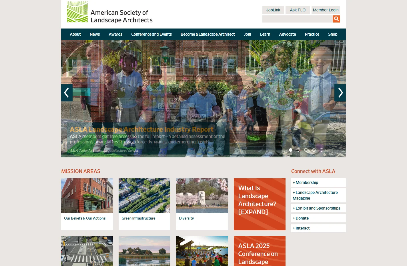 American Society of Landscape Architects