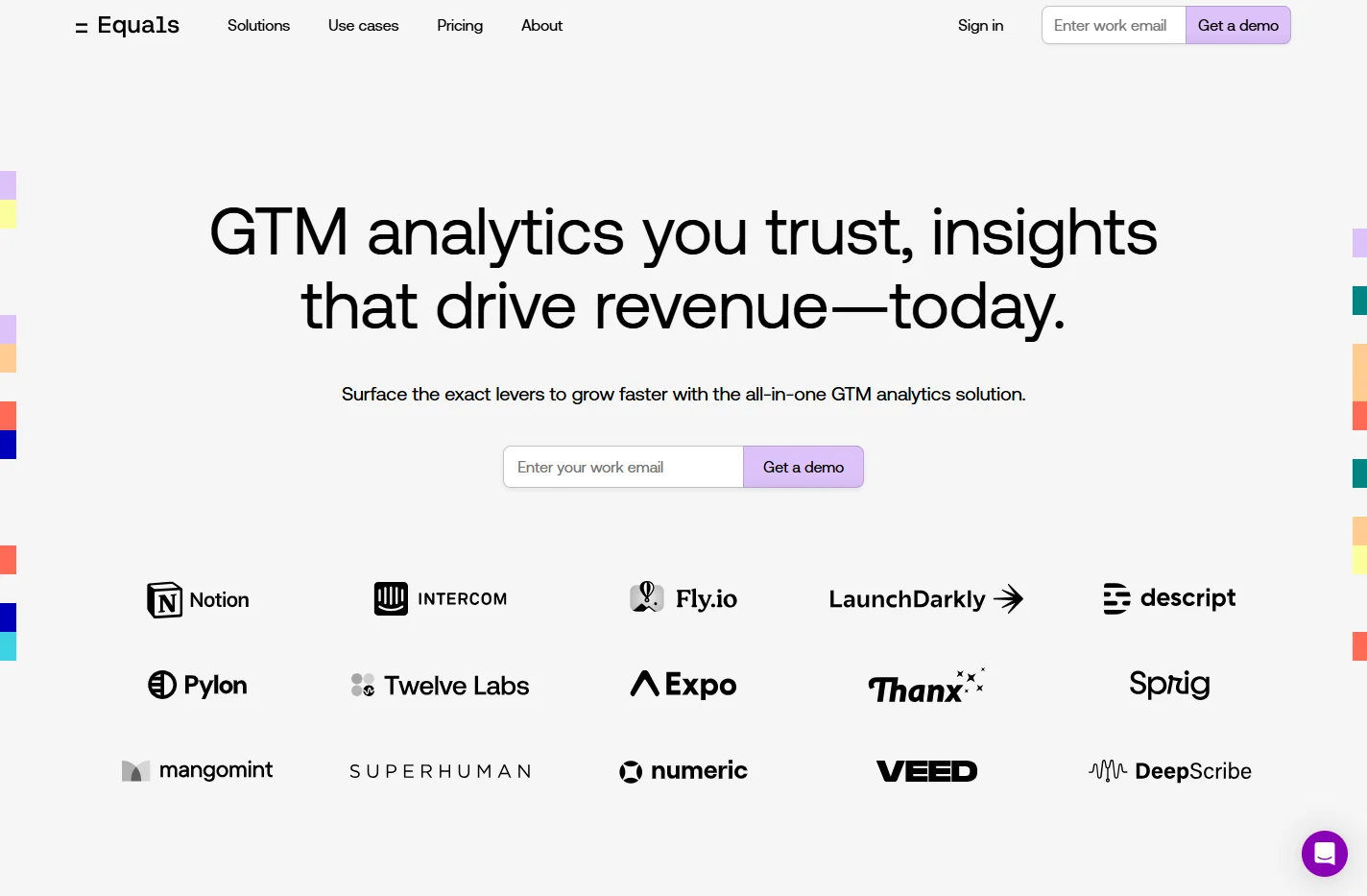 All-in-one GTM analytics | Equals