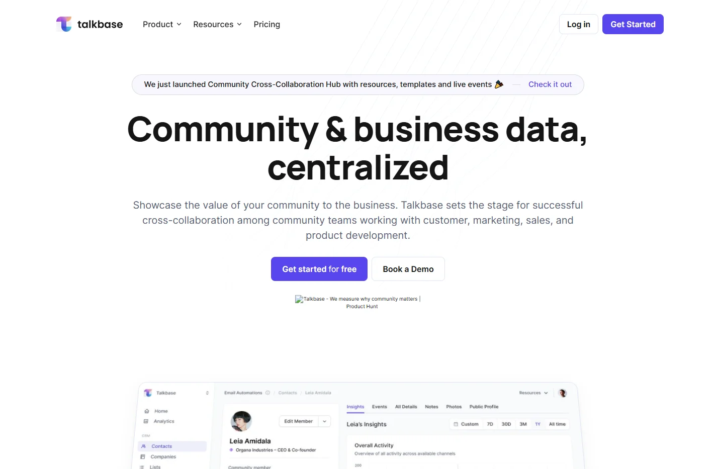 Talkbase.io | We Help Measure Why Community Matters