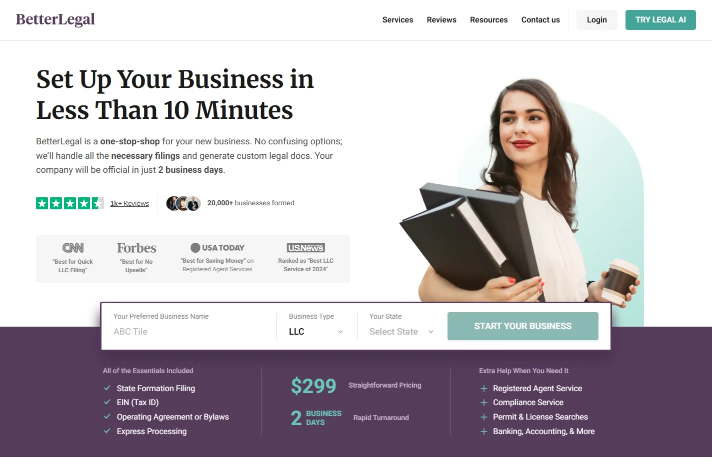 Set Up Your Business with BetterLegal