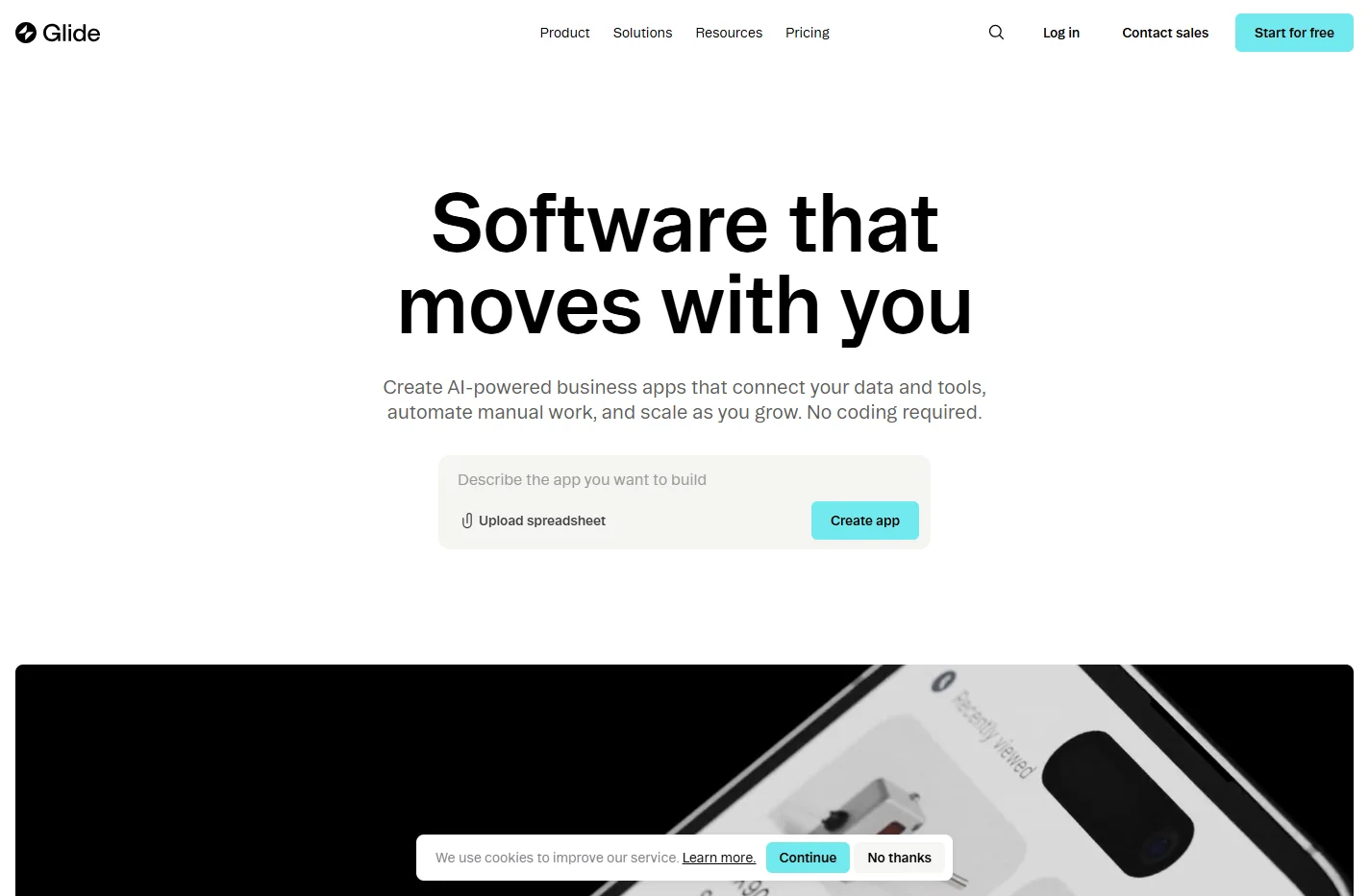 No Code App Builder: Create Custom, AI-Powered Apps | Glide