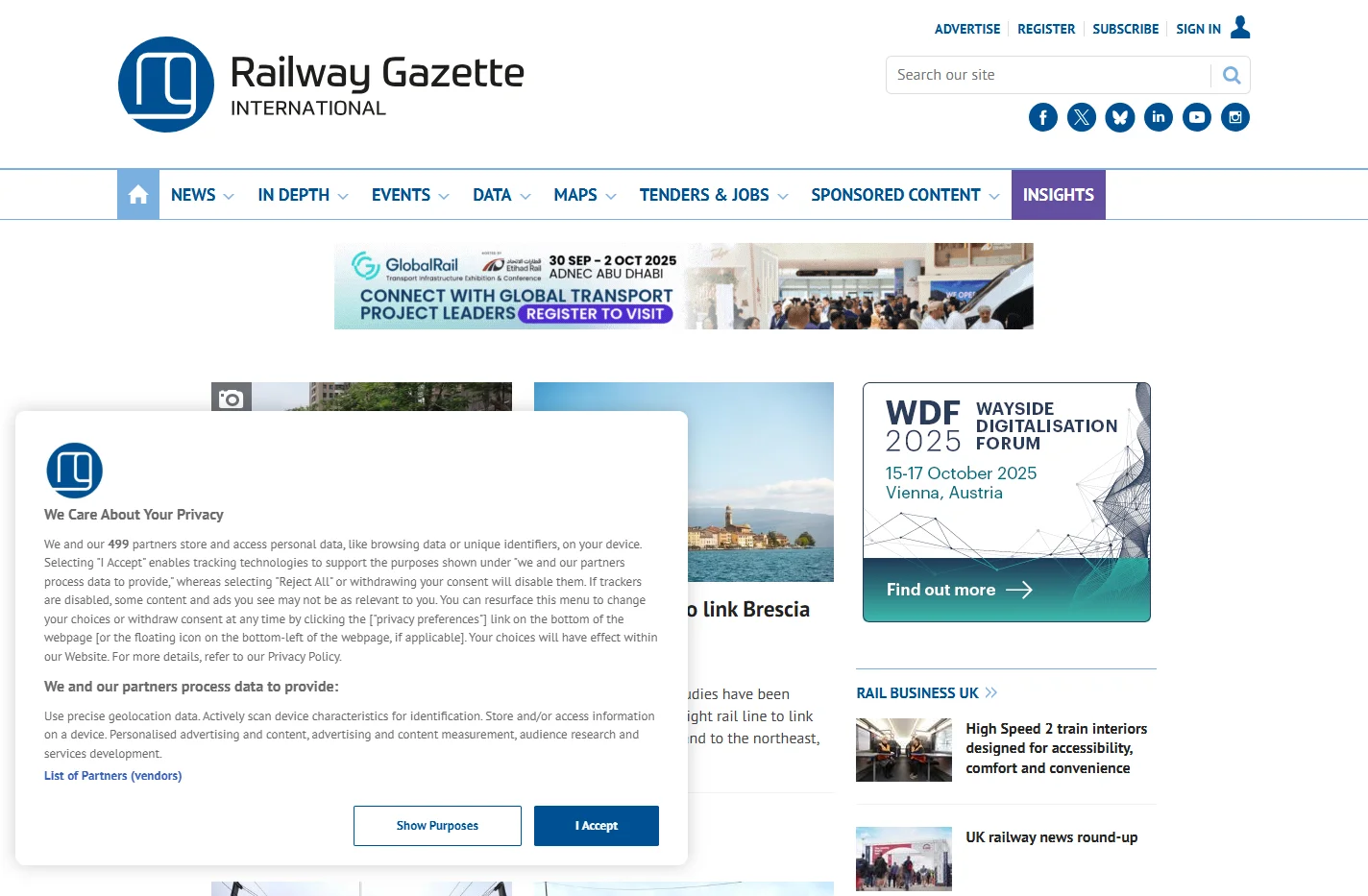 Rail business, industry and technology news from Railway Gaz