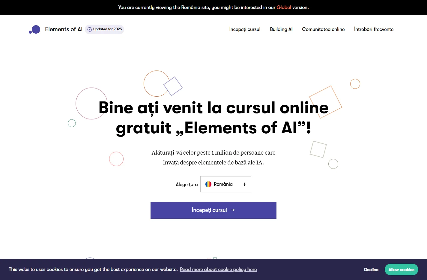Un curs introductiv disponibil gratuit online despre intelig